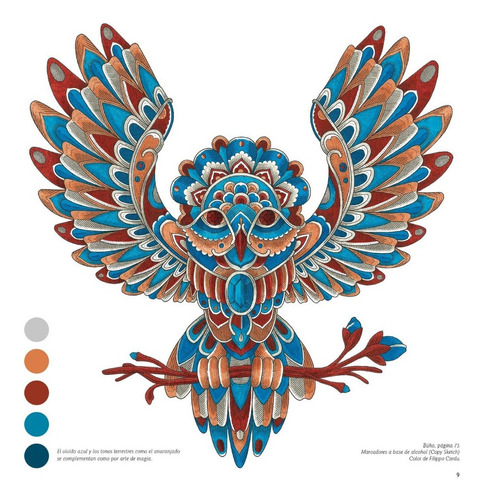 Kit Libro Colorear Mandalas Animales Más Colores Trillas