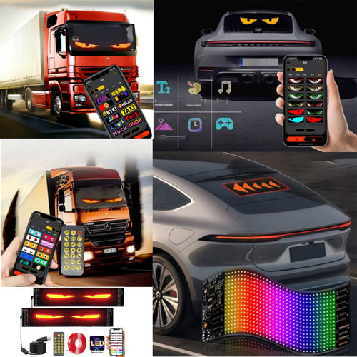 Para Ojos Led Para Carro, Gran Brillo Alto Programable Ojos