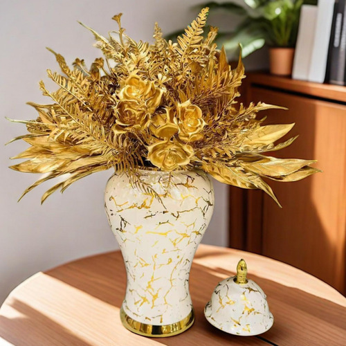 Jarrón De Para Jengibre, Florero De, Arreglo 17cm X 31cm