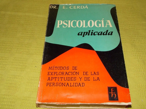 Psicología Aplicada - Dr. E. Cerdá - Herder