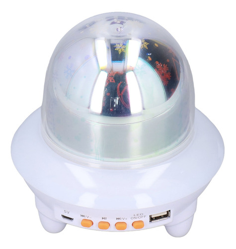 Bocina De Luz Nocturna Función De Música Rgb Usb Recargable