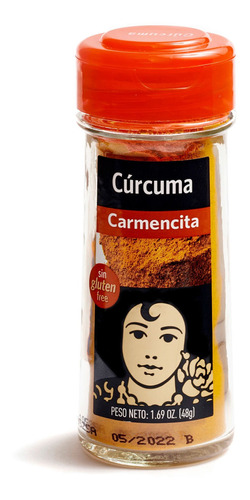 Curcuma Molida Carmencita 48 Gr. España Sin Tacc