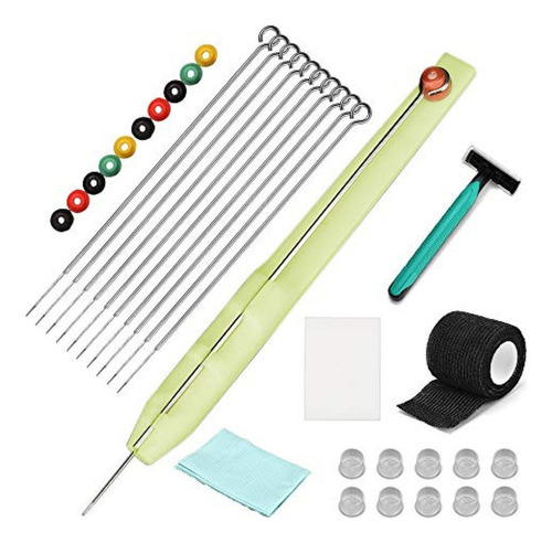 Tinta Para Tatuaje Atomus Diy Tattoo Poke Pen Kit Con Tazas 