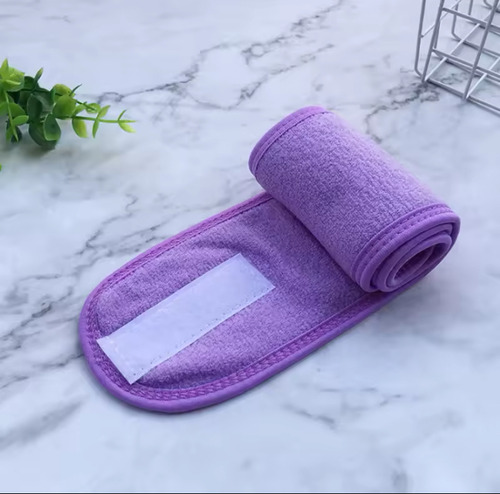 Banda Diadema Toalla Spa Facial Maquillaje Limpieza Cabello
