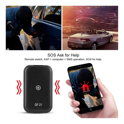 Imagen 7 de 8 de Mini Gps Gf-21 Localizador Rastreador De Posicionamiento