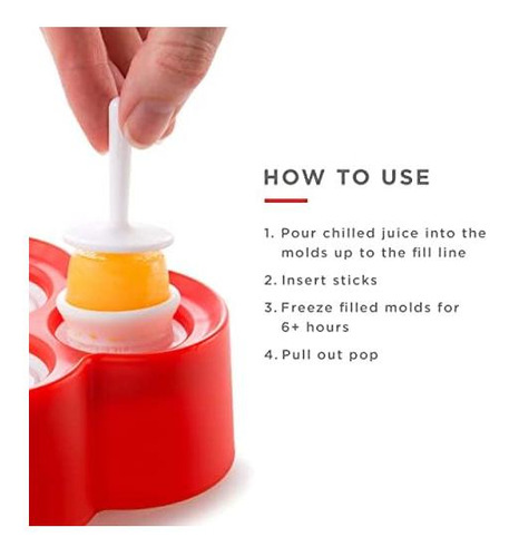 Zoku: Mini Pop Moldes, 9 Moldes De Paletas En Miniatura Con