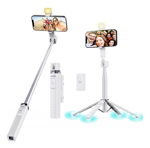 Fugetek Soporte Para Selfie Iluminado Quadrapod De 40 Pulgad