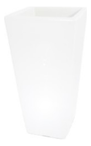 Piramidal Luminosa 38cm Maceta Plastica Jardin Led Rayun