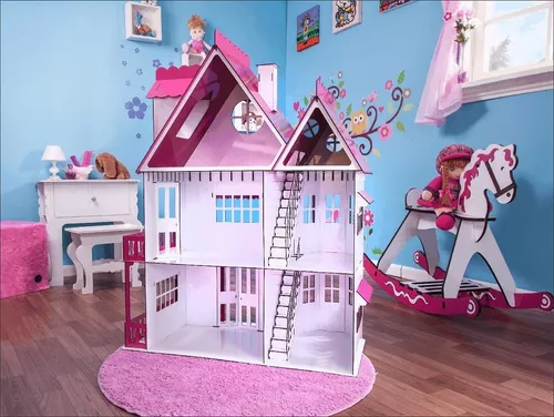 Casa de Bonecas Escala Barbie Modelo Lian Sonhos - Darama