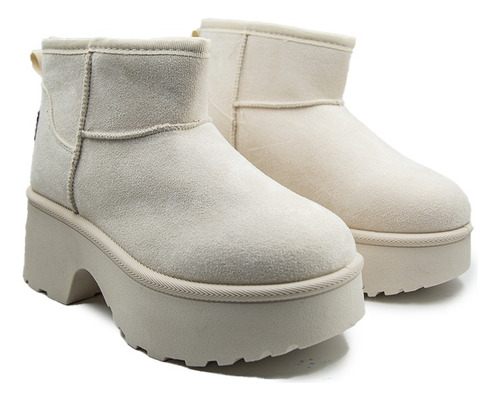Botas Botin Termico Invierno Forradas Mujer Colores Uga