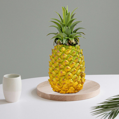 Estatuilla De Piña En Miniatura, Adorno Exótico 11cmx27cm