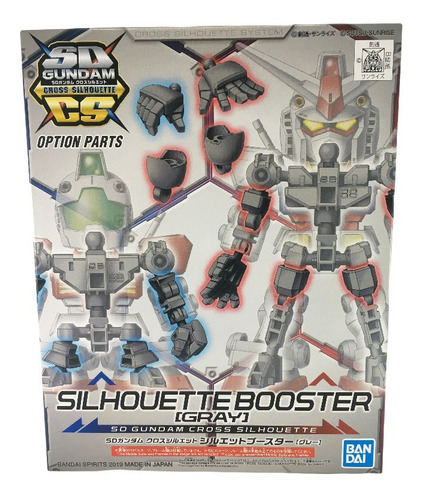 Bandai Sd Gundam Cross Silhouette Booster Gray Gris