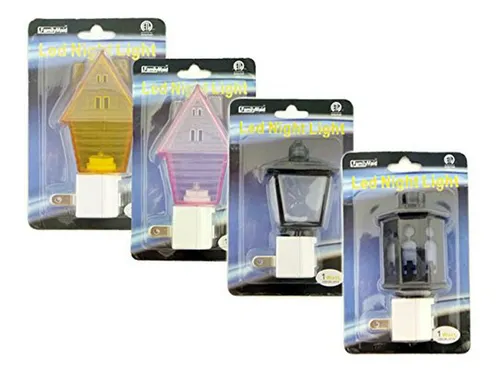 Luz Nocturna Led 2 Diseños Variados, Paquete De 96
