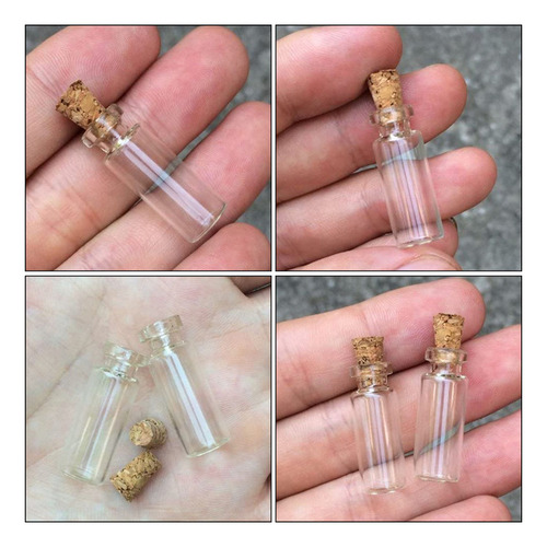Frascos De Vidrio, Botella De Corcho, Botella De Deseos, 100
