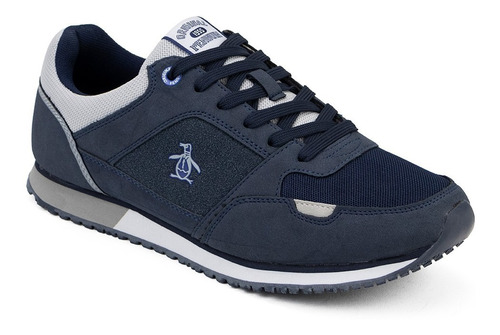 Tenis Original Penguin Style Jens Azul Navy Para Hombre