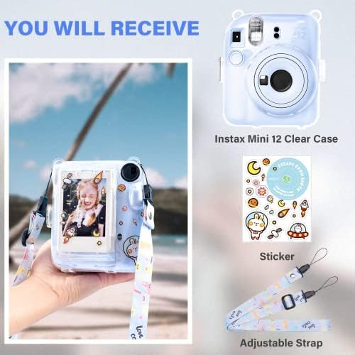 Rieibi Estuche Transparente Compatible Con Fuji Instax Mini