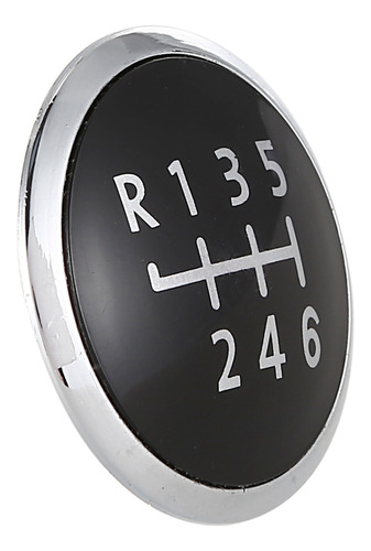 6 Speed Gear Shift Knob Emblem Badge Capa Para Transporte