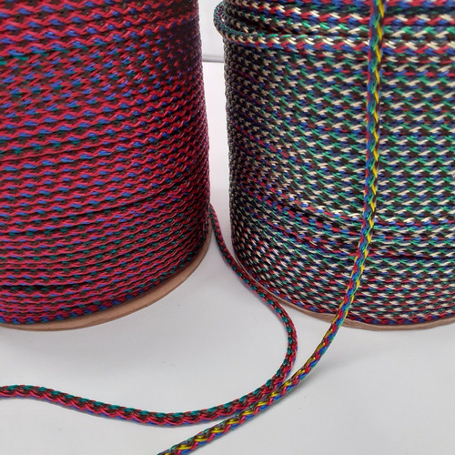Cordón Para Tejer Sillas, Hamacas 4mm (295 Mts) Multicolor