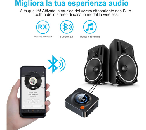 Receptor Bluetooth Nfc Receptor De Audio Bluetooth 5.1