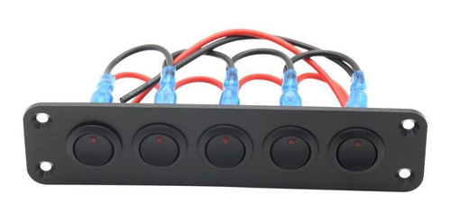 Panel De Interruptor De Palanca De 12v Control Flexible