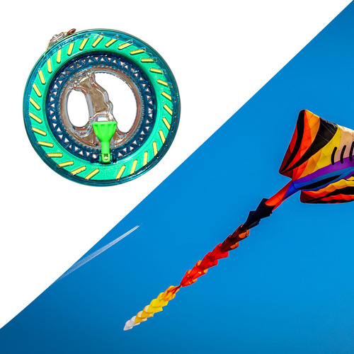 Aplicável A Niños Kite Reel Kite String Reel Kite Line Reel