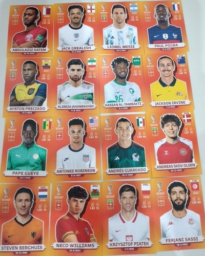 Figuritas Sueltas Del Mundial X 100 Unidades 