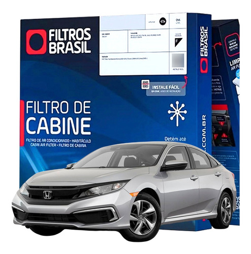 Filtro Cabine Ar Condicionado - Novo New Civic Após 2016 G10