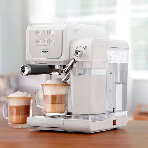 Cafetera Express Oster Primalatte Touch Bvstem6801w White