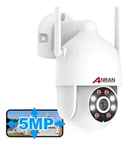 Comprar Cámara de seguridad WiFi 5G 5MP Anran N50W1584 Wireless con resolución 5MP visión nocturna incluida color blanco
