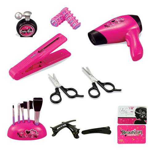 Cabezales De Peluquería Con Diseño De Maquillaje, 17 Unidade