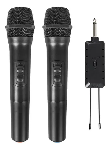2x Sistema De Micrófono Inalámbrico De Mano Para Karaoke