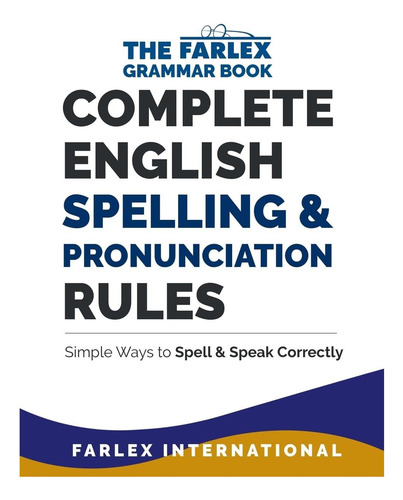 Libro: Reglas Completas De Ortografía Y Pronunciación En Ing