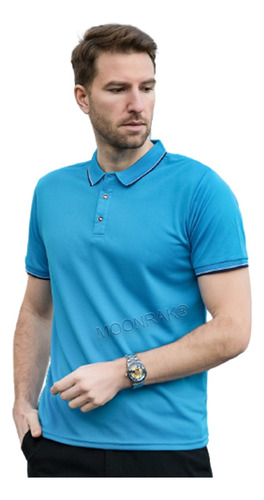 Camisa Polo Hombre Manga Corta Delgada Casual Moda Caballero