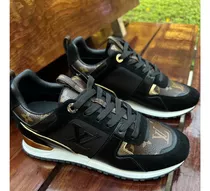 Louis Vuitton 100 % Original Trainer 2228 Blanco Y Negro Panel Zapatos De  Los Hombres De Moda Zapatillas De Deporte De Las Mujeres De Baja Parte