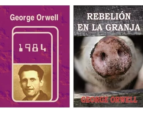 Lote X 2 Libros - Rebelion En La Granja + 1984 - Orwell