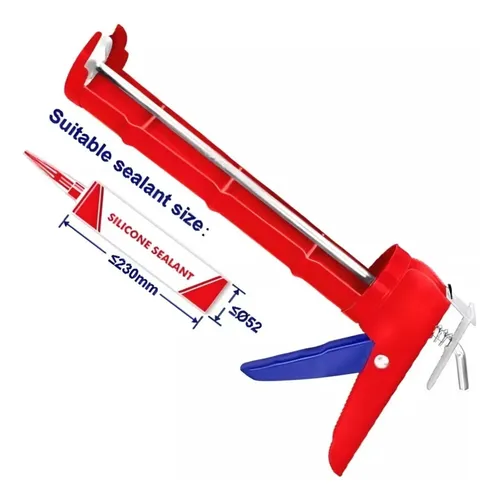 Pistola Aplicadora De Silicona A Cremallera 235mm Emtop