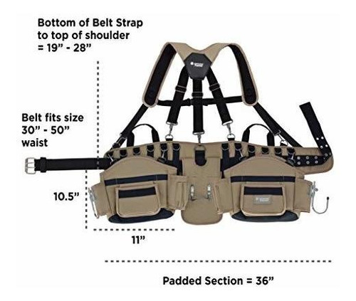 Son Palmer Cinturon Herramienta Profesional Tirante
