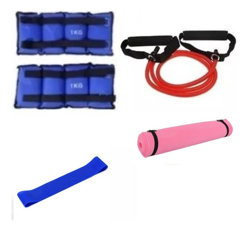 Kit Set De Ejercicio Entrenamiento Gym Fitness