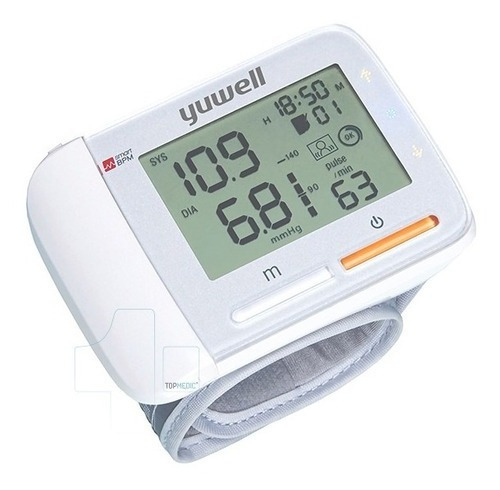 Monitor de presión arterial digital de muñeca automático Yuwell YE-8900A