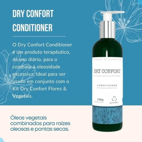 Grandha Dry Confort Shampoo + Condicionador Combo Com 4 Item