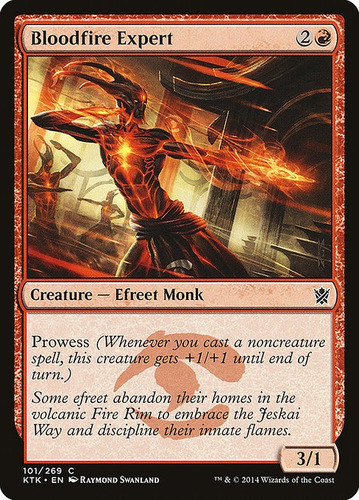 Carta Magic Bloodfire Expert X 4 Playset Khans Of Tarkir