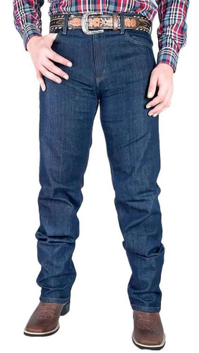 Calça Jeans Fast Back Masculina New Escura Com Elastano