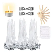 Comprar 300 Piezas De 15 Cm Mechas Pre Encerado Pabilos Para Velas