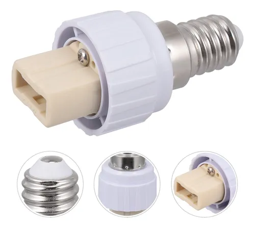 Adaptador De Bombilla E14 A G9, Soporte De Lámpara, Cerámica
