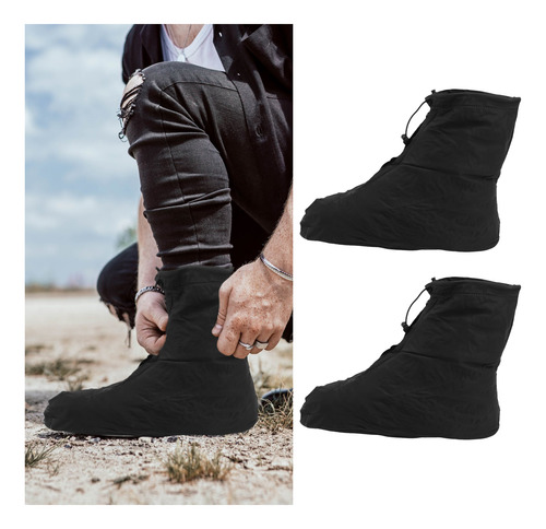 Botas Impermeables Para Hombre, Funda De Zapatos A La Moda