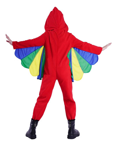 Disfraz De Pájaro Multicolor Para Niños