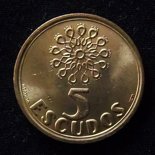 Portugal 5 Escudos 1992 Sin Circular Km 632