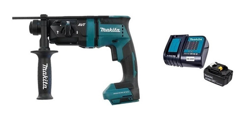 Martelete Rotativo Romp Avt Dhr182z Makita 18v 5ah Carregad