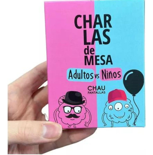 Juego De Mesa Charlas Mesa  Adultos Vs Niños Chau Pantalla