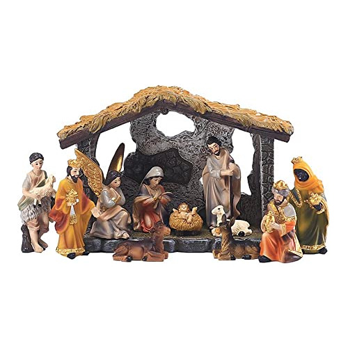 Conjunto De Figurines De Natividad De Jesús Pesebre, E...